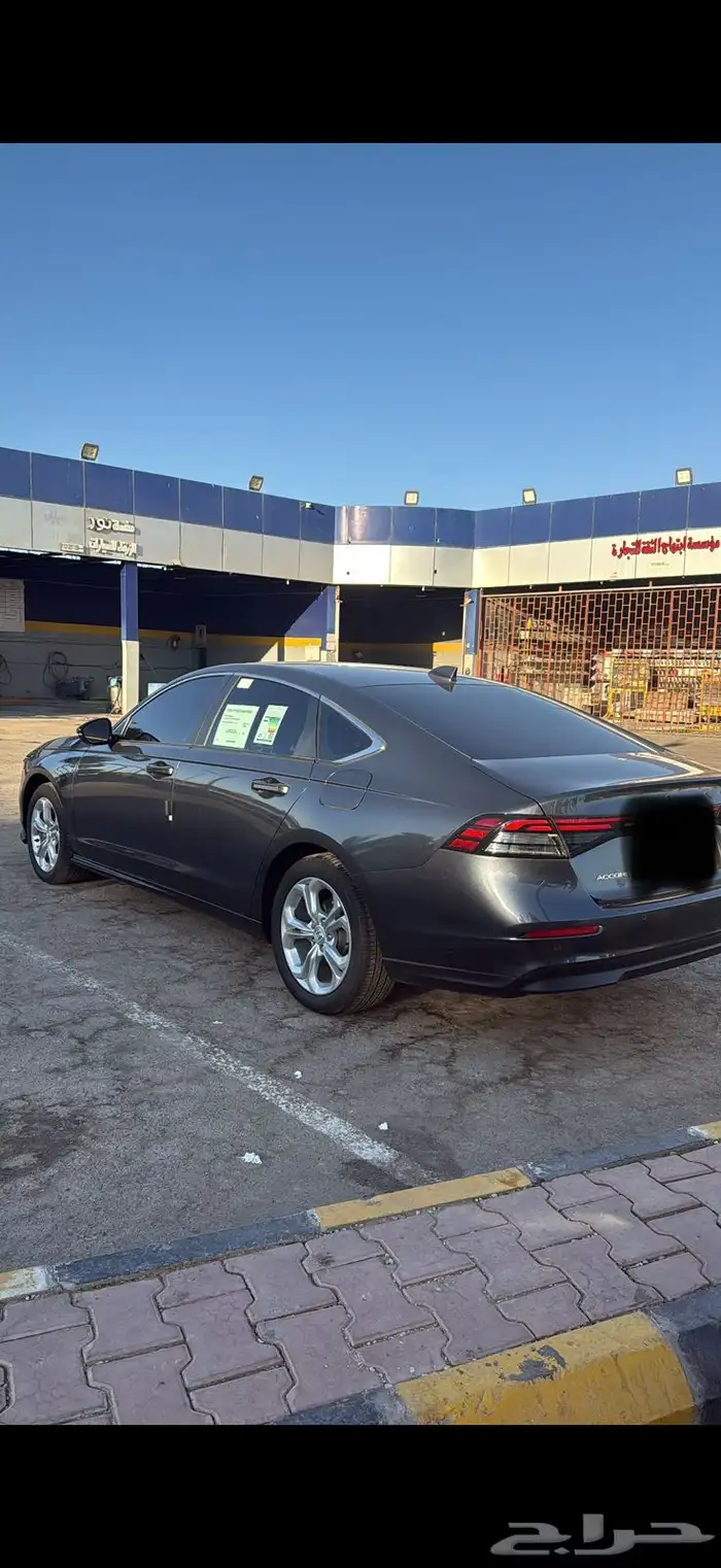 هوندا أكورد 2025 ستاندر رمادي سعودي وكالة عبدالله هاشم 1