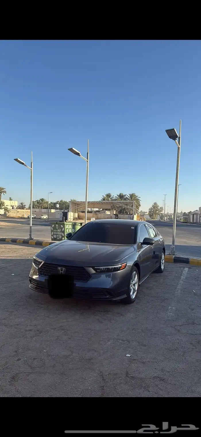هوندا أكورد 2025 ستاندر رمادي سعودي وكالة عبدالله هاشم 0