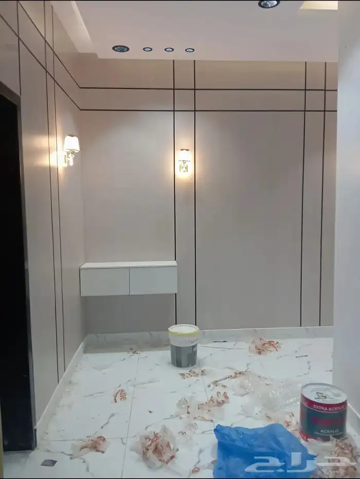 بديل الشيبورد ديكورات خلفيه تلفزيون شاشه سرير باركيه 5