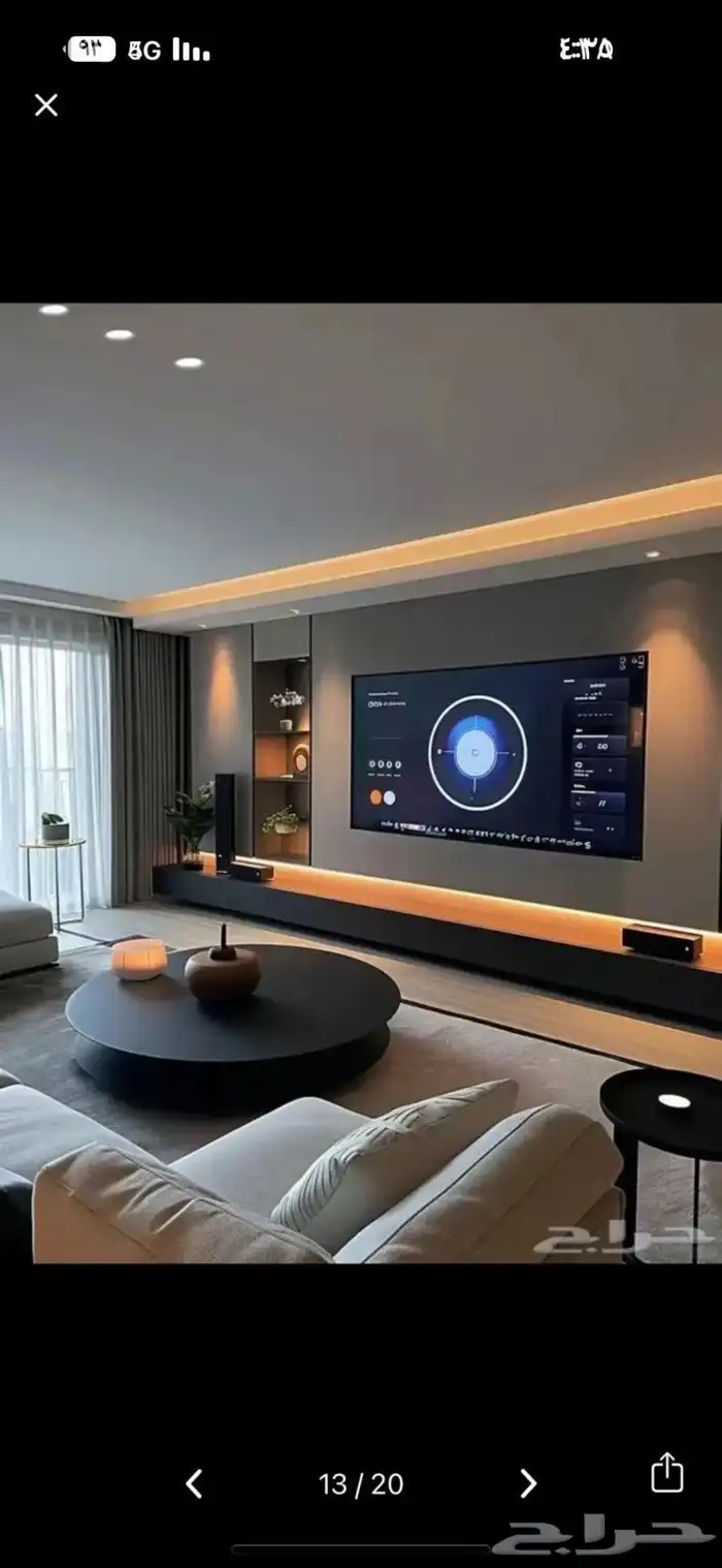 ديكورات داخليه تنسيق مداخل خلفيات شاشه ارضياة باركيه جبس بور 9