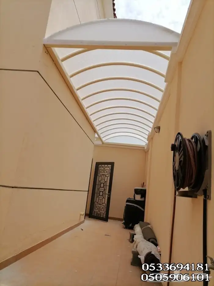 مضلات سيارات وسواتر وتغطيه ممرات 7