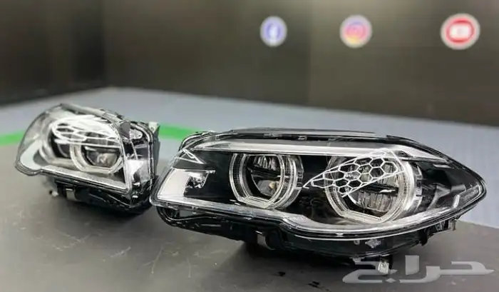 كت بي ام BMW F10 M5 m tech طارة M شمعات LED FULL 11