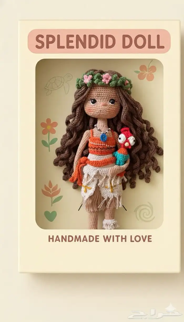 دمية كروشية هاند ميد 1