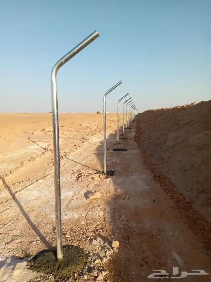 شبك 2 ملي ارتفاع مترين مواسير معكوفه ثلاث خط شايك 4