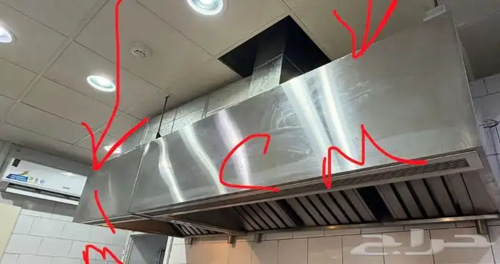 مدخنه ستيل 304 طول مترين ب متر والثانية طول متر ب متر فيها 3