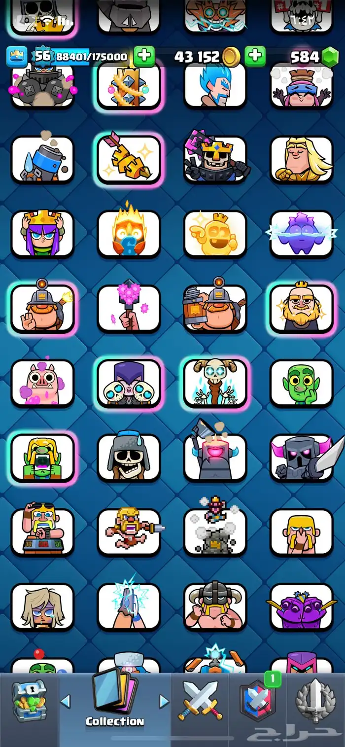 حساب كلاش رويال   كلاش اوف كلانس اقوياء 9