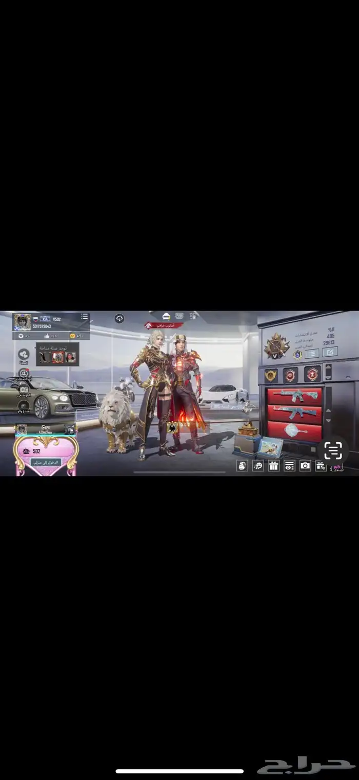 حساب ببجي كفووو اسلحة مثك سيارات مثك بدلات وادي الدواسر 0