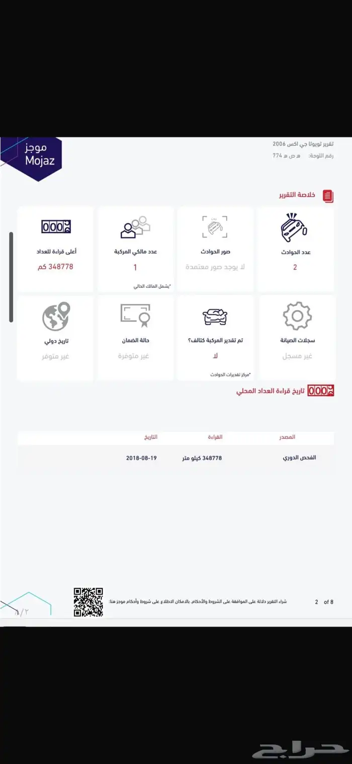 تايوتا برادو لاندكروزر 2006 مالك اول شد بلد فل كامل VX 57