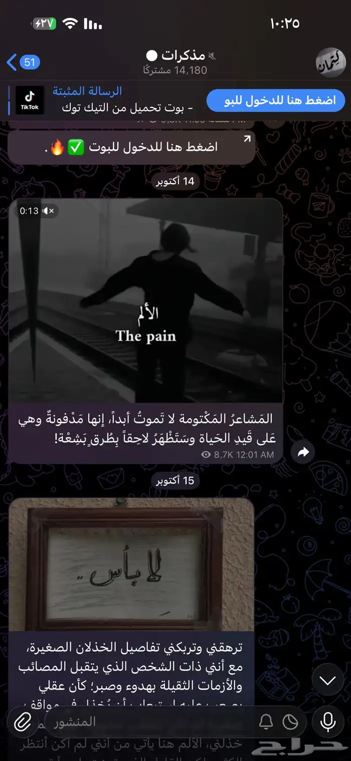 قناة تلقرام 14 الف 1