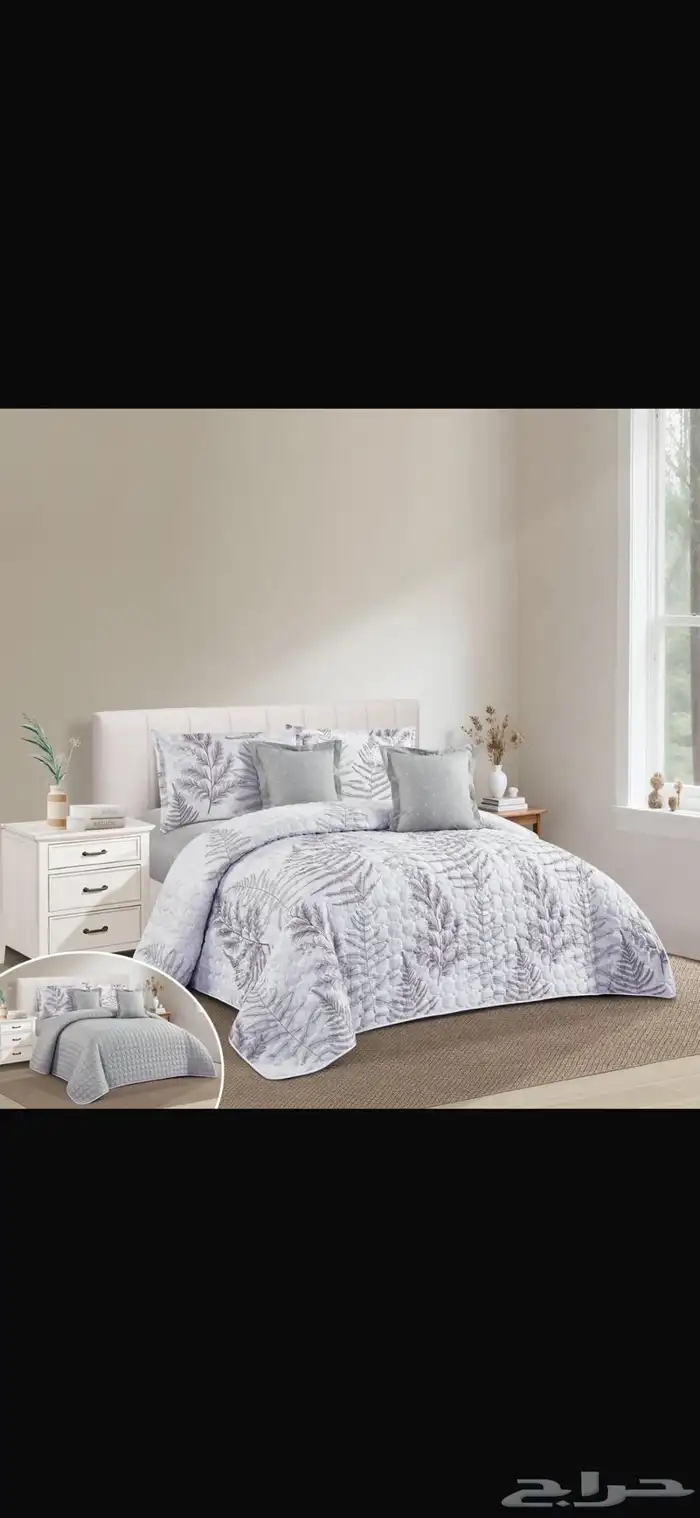 عرض مفارش نفرين100و135ريال  نفرونص75ريال 26