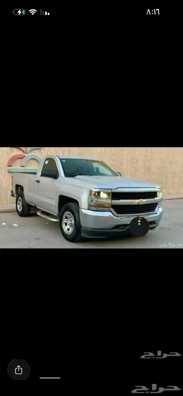 سلفرادو 2016 بدون دبل 6 سلندر 4