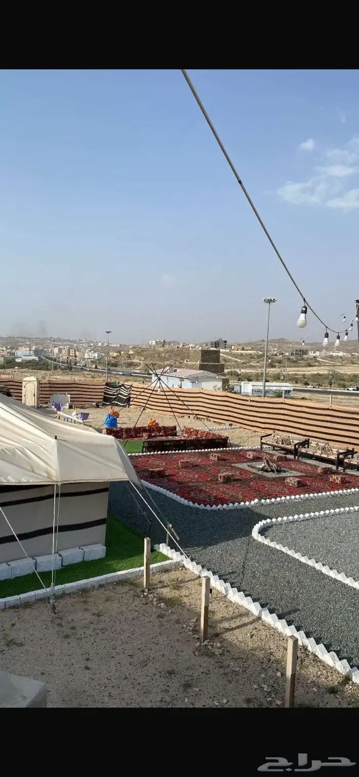 مخيم كامل للبيع الموقع سبت العلايه 0