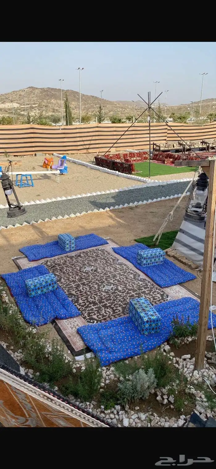 مخيم كامل للبيع الموقع سبت العلايه 1