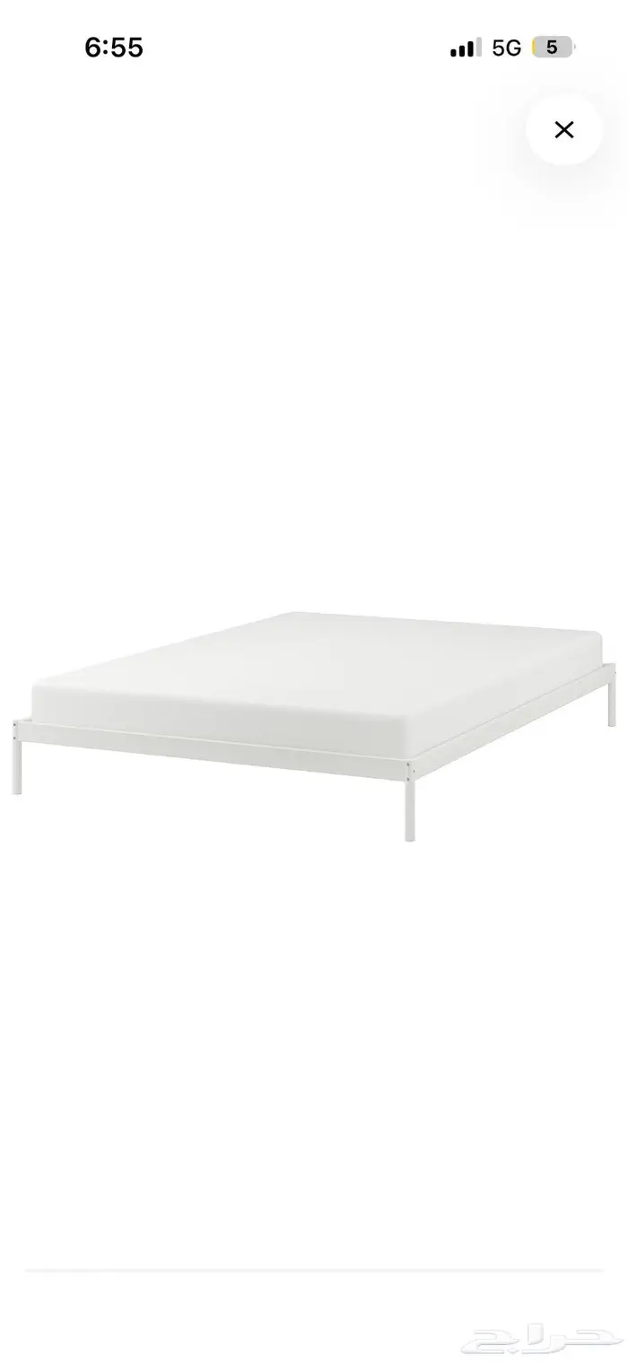 هيكل سرير من ايكيا مقاس 140 كوين 0