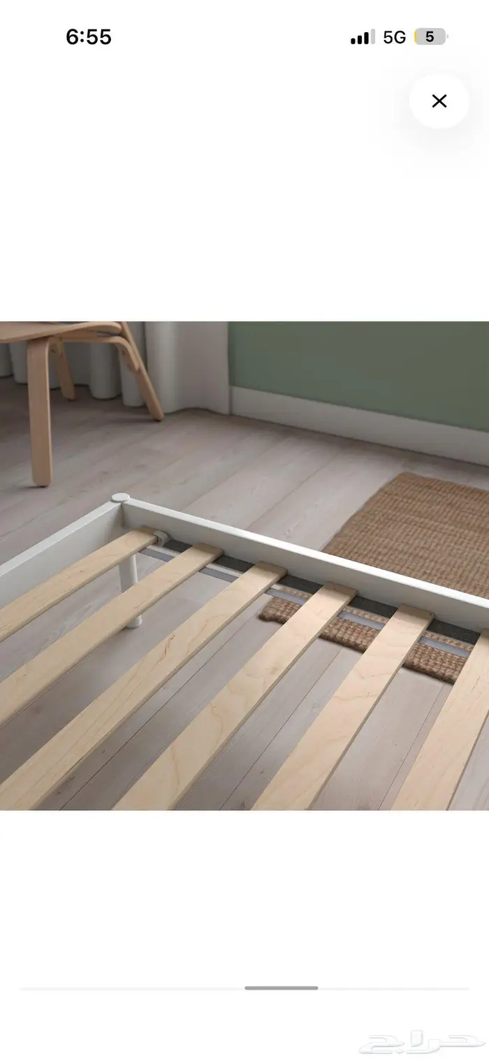 هيكل سرير من ايكيا مقاس 140 كوين 4