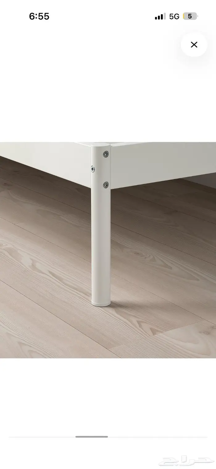 هيكل سرير من ايكيا مقاس 140 كوين 5