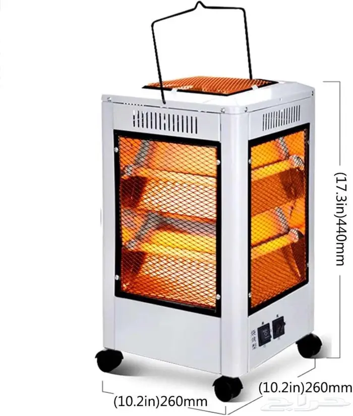 دفاية كهربائية وشواي 5 اتجاهات 2200 واط باسعار الجملة 5