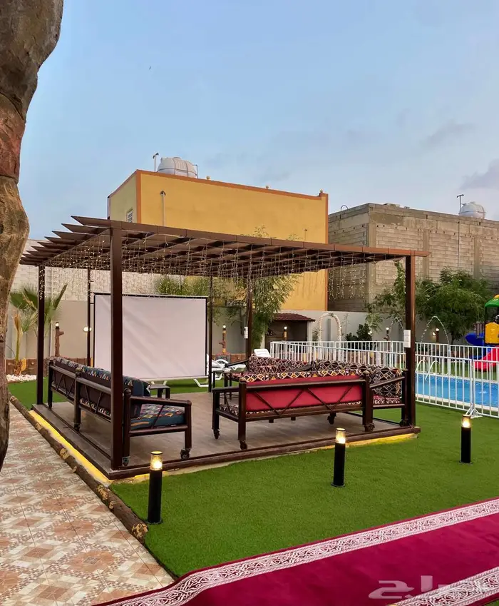 استراحة وشاليه الجوهرة للإيجار في الدرب 5