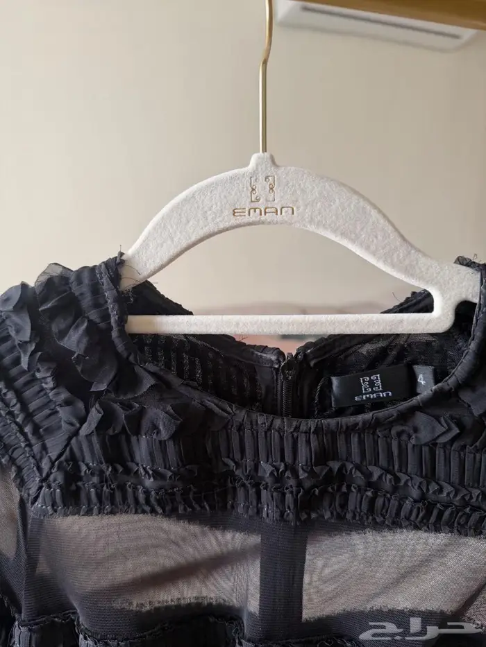 فستان سهره اسود من المصممة إيمان السحيم 0