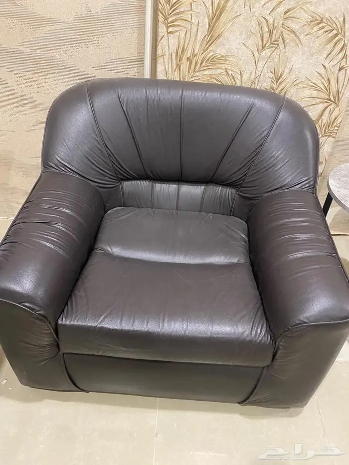 كنب جلد مكتبي 4