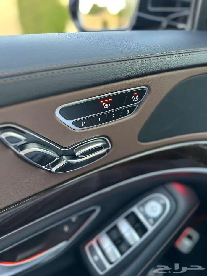 مرسيدس S450 أسود 2020 بدي وكالة عداد 84 ألف بحالة الوكالة. 36