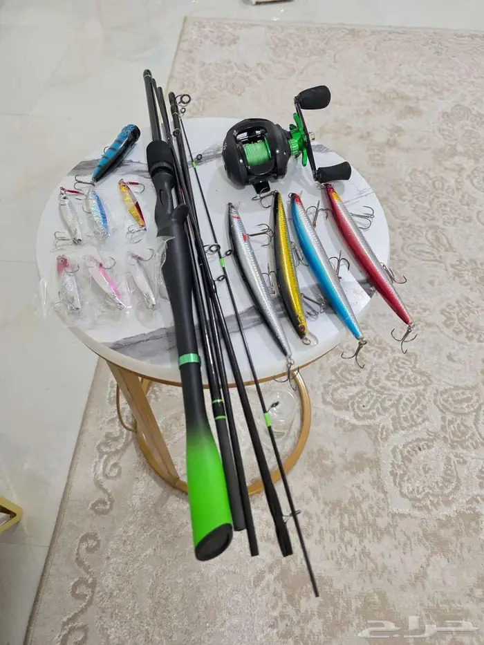 صنارة صيد بايت كاستر عدة صيد سمك  كاستينج  عدة صيد كامله 0