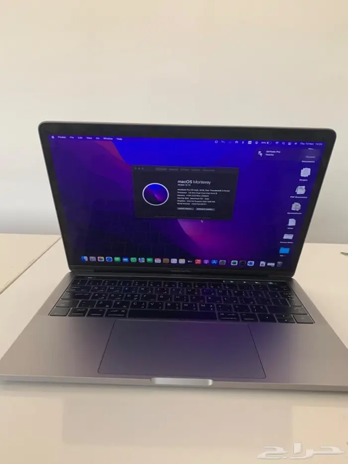 ماك بوك برو MacBook Pro 13-inch Four Thunderbolt 3 Ports 1