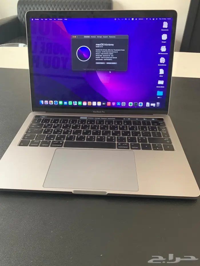ماك بوك برو MacBook Pro 13-inch Four Thunderbolt 3 Ports 2
