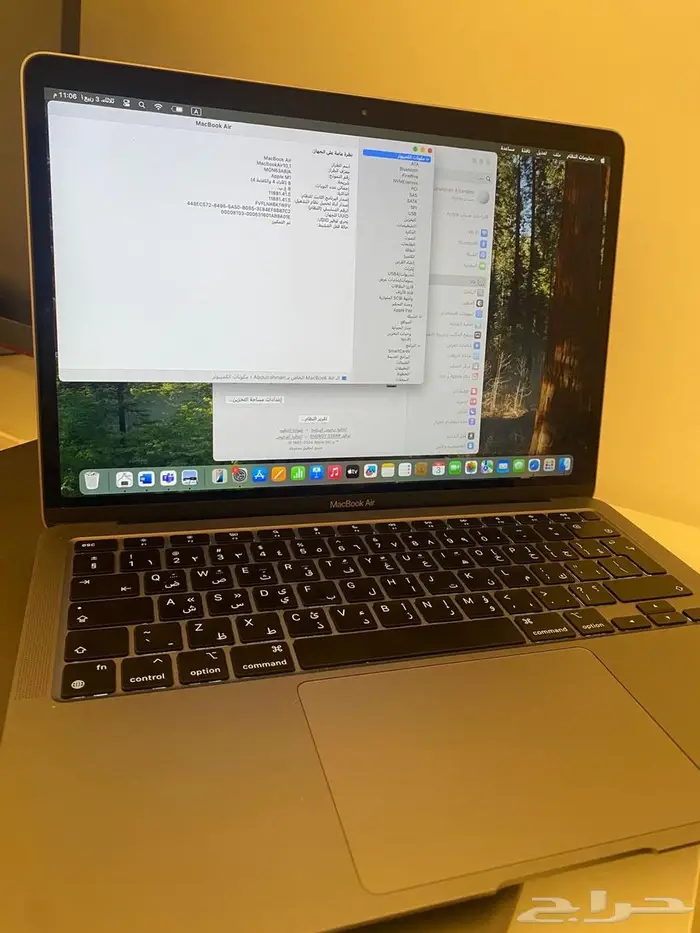 أبل ماك بوك أير  إم 1  13 بوصة  8 جيجا  256 3