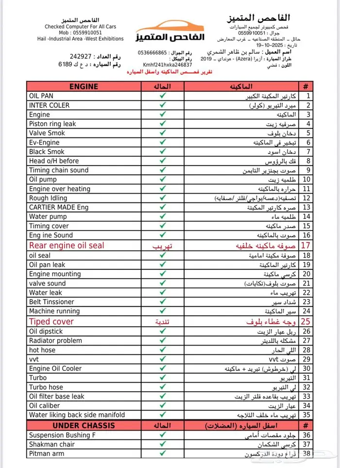 للبيع ازيرا 2019 6