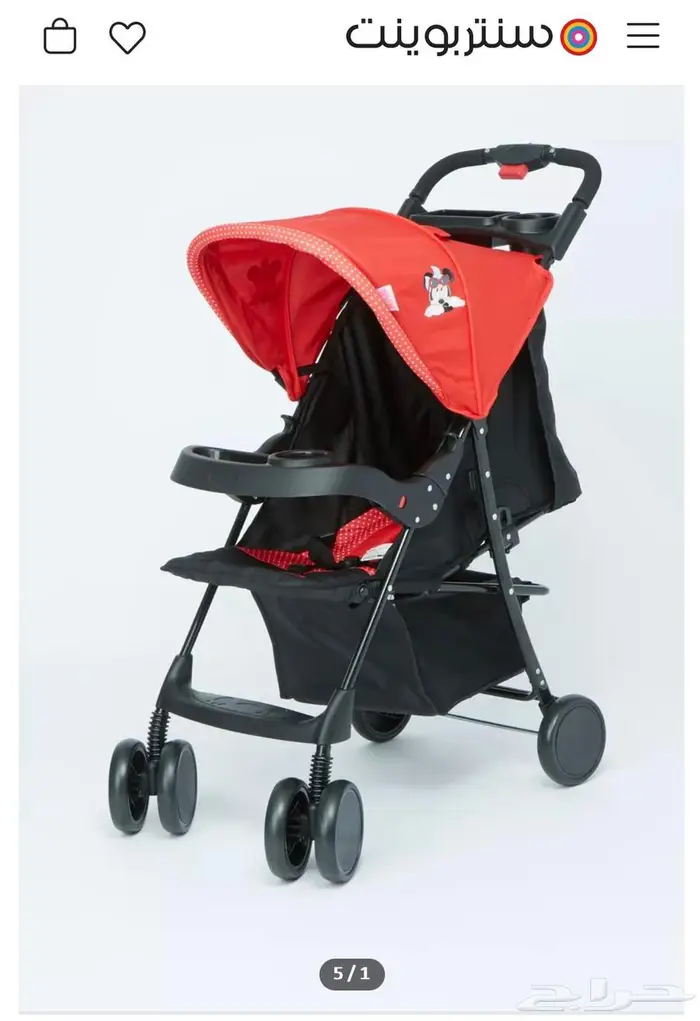 بيع عربة أطفال ديزني (ميني ماوس) 0