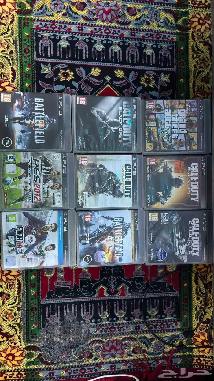 أشرطة سوني 3 نظيفة للبيع مع الكتيب 0