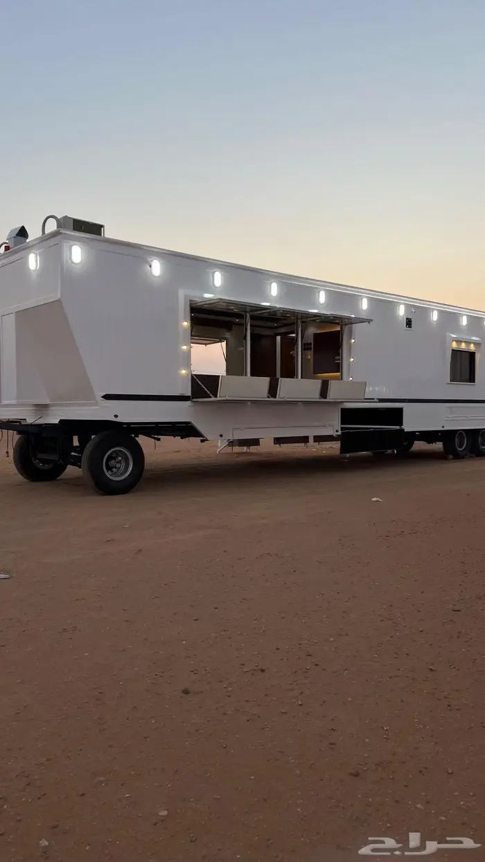 كرفان شرايح 16 متر جاهز طاقات مكيفات 0