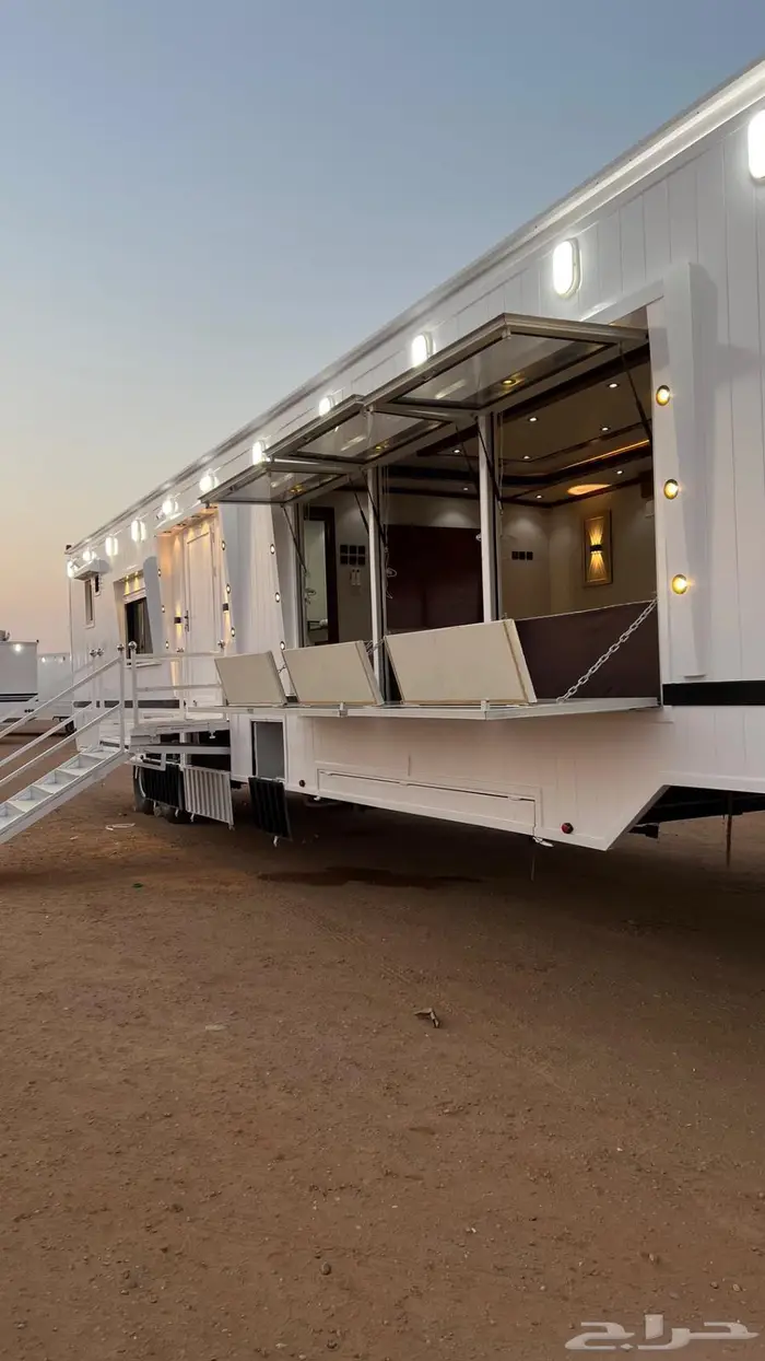 كرفان شرايح 16 متر جاهز طاقات مكيفات 8