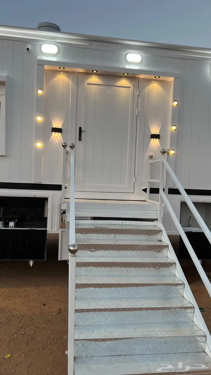 كرفان شرايح 16 متر جاهز طاقات مكيفات 9