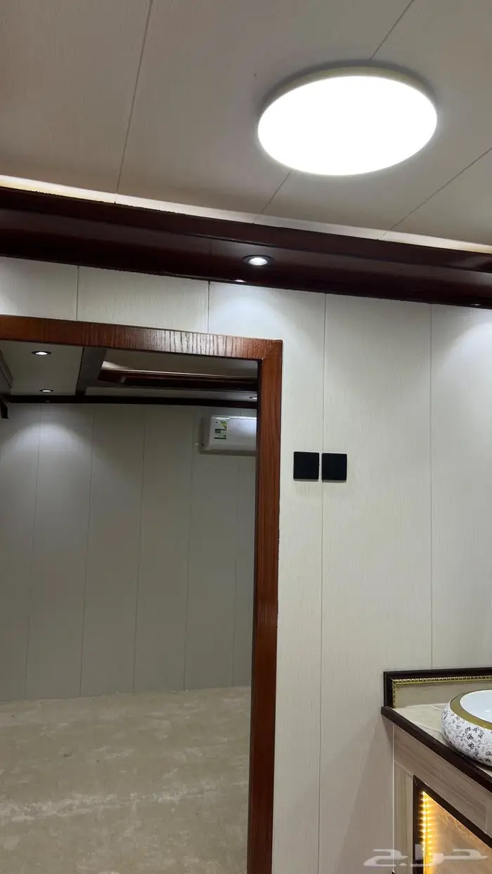 كرفان شرايح 16 متر جاهز طاقات مكيفات 18