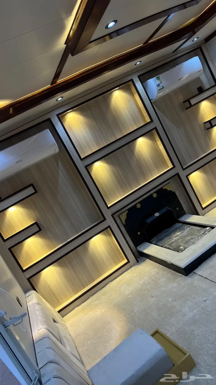 كرفان شرايح 16 متر جاهز طاقات مكيفات 25