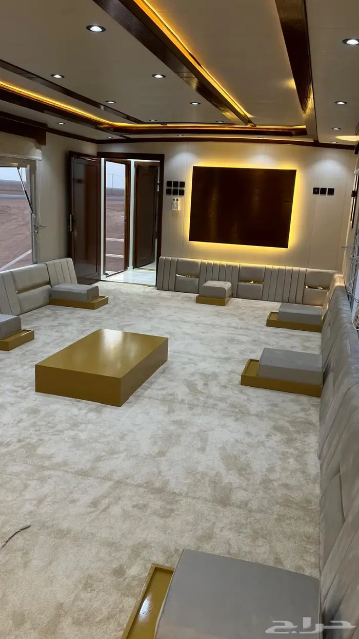 كرفان شرايح 16 متر جاهز طاقات مكيفات 26