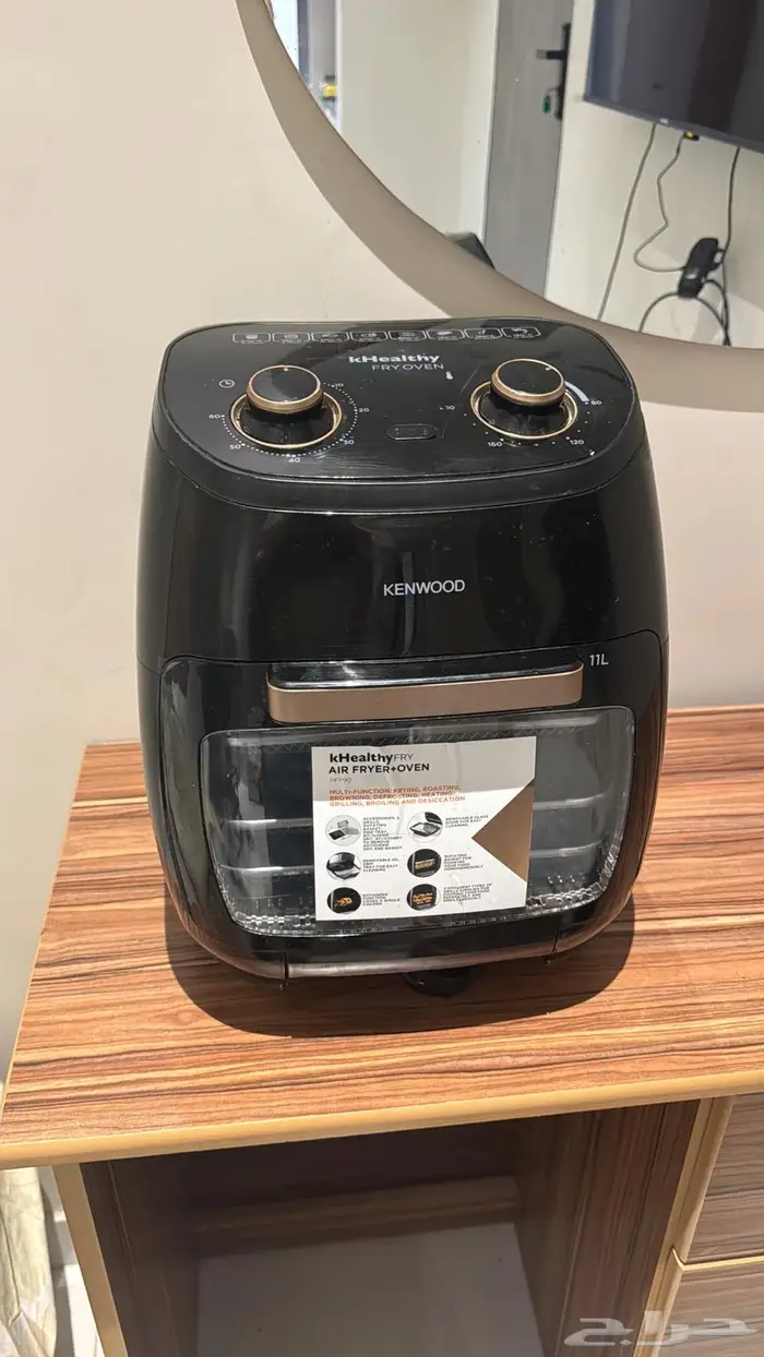 ايرفراير كنوود 11Lبكامل ملحقاته حالته جيدة 0