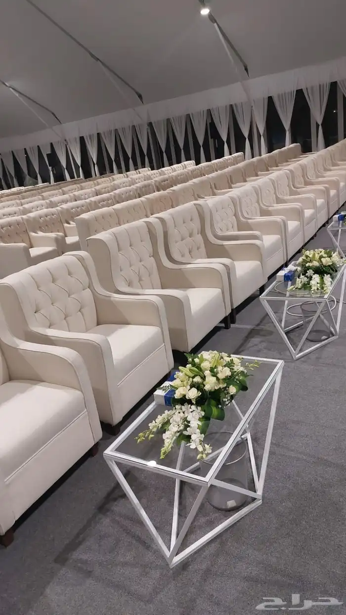 تأجير جلسات شعبية تأجير كراسي ملكي تأجير طاولات وكراسي وكنب 8