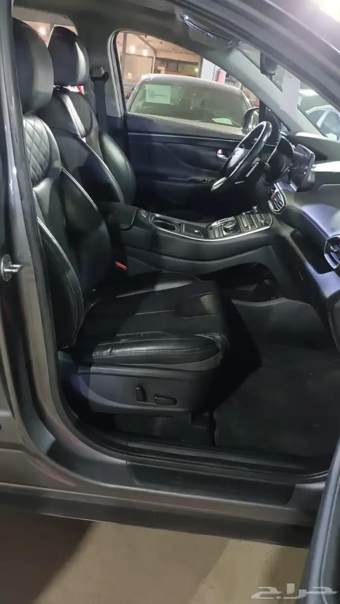 هيونداي سنتافي رصاصى 2021 ديزل بطاقة جمركية وارد كوريا 12