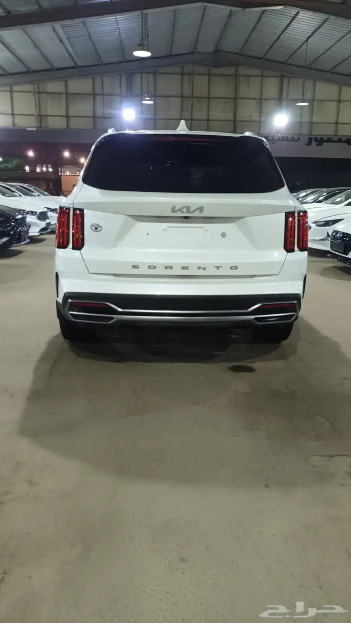 كيا سورنتو ابيض 2022 ديزل بطاقة جمركية وارد كوريا 5