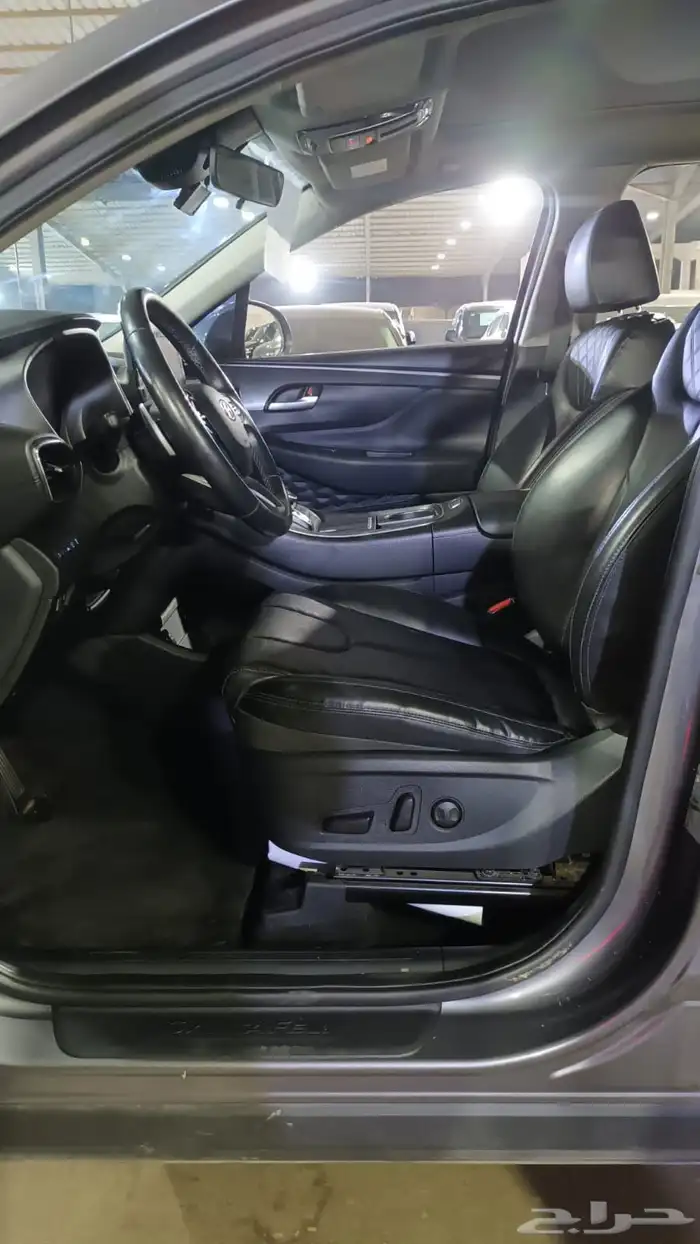 هيونداي سنتافي رصاصى 2021 ديزل بطاقة جمركية وارد كوريا 10