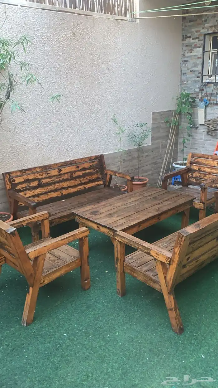 جلسه خارجيه خشب بجوده عاليه 4