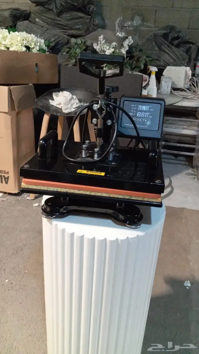 كبس حراري طابعة على التيشرت وغيره 0