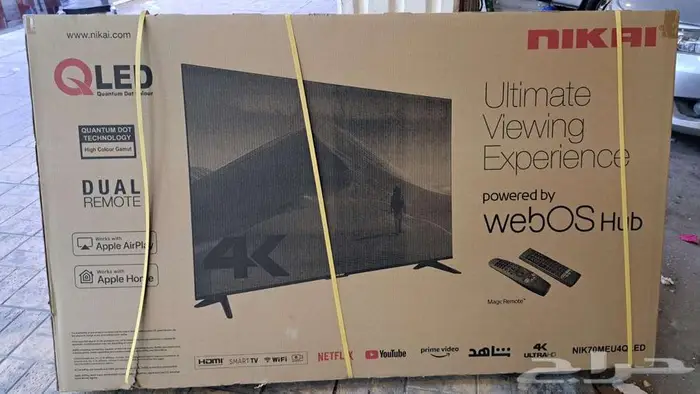 بيع شاشات تلفزيون سمارت 4k اقل سعر بتوصيل وتركيب فوري 8