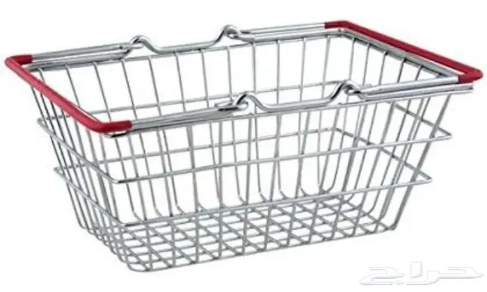 سلة تسوق حديد  كروم ... 0