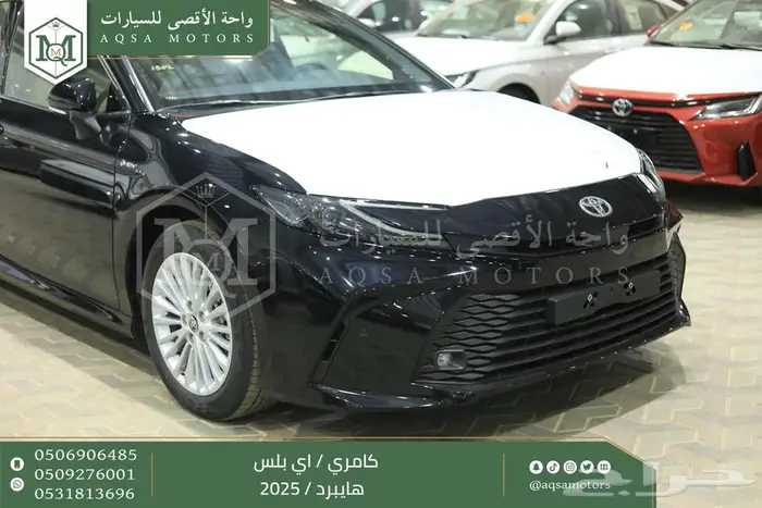 تويوتا كامري E بلس اسود هايبرد 2025 سعودي خصم خاص 18