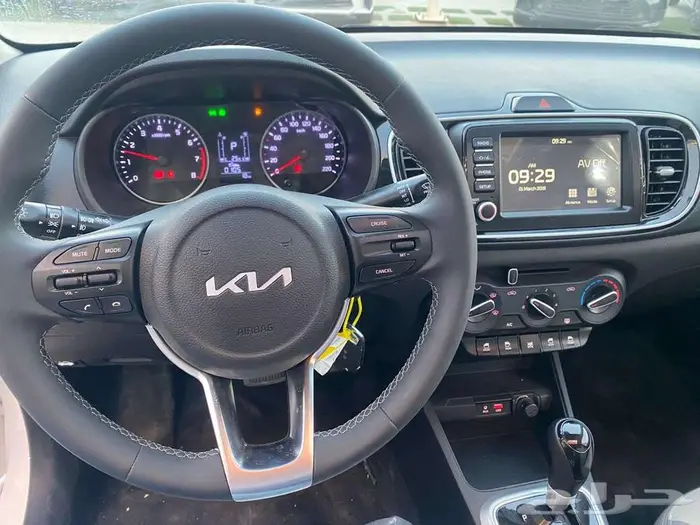 تم البيع كيا بيجاس 2025 اصفار فل كامل فتحه شاشه كاميرا 6