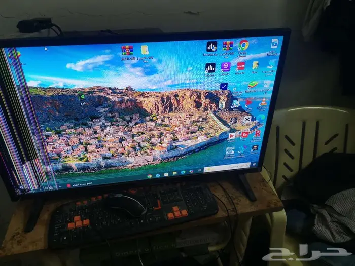 شاشة 32 فريسات 40   مع ريموت 2